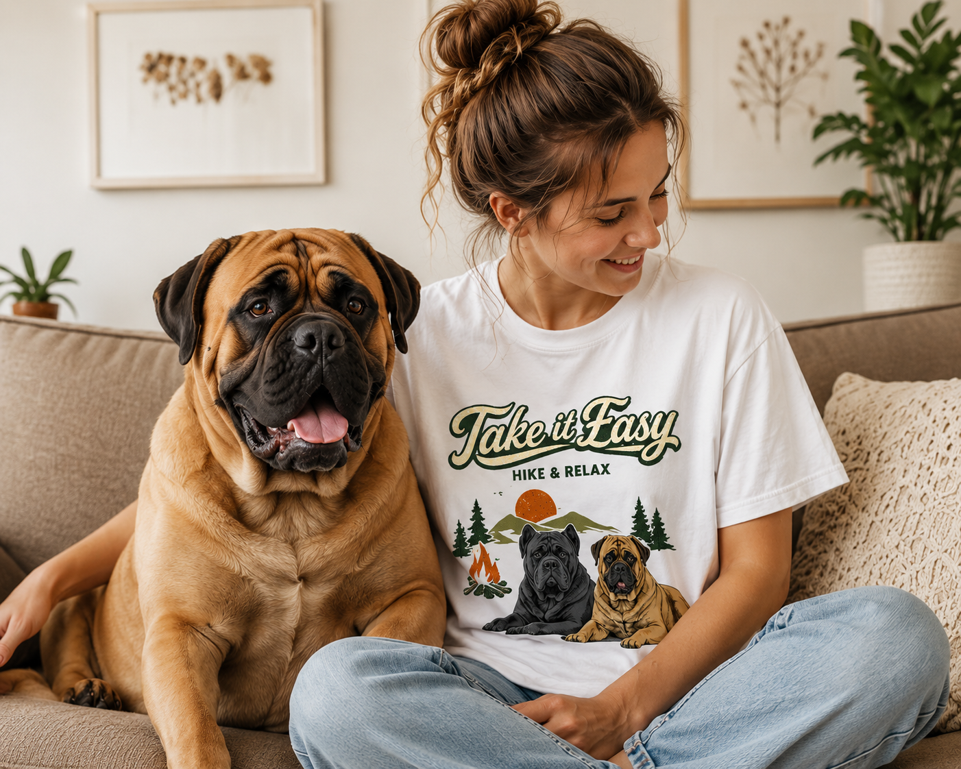 Take It Easy Hike & Relax T-Shirt — Camping Bear Graphic Tee