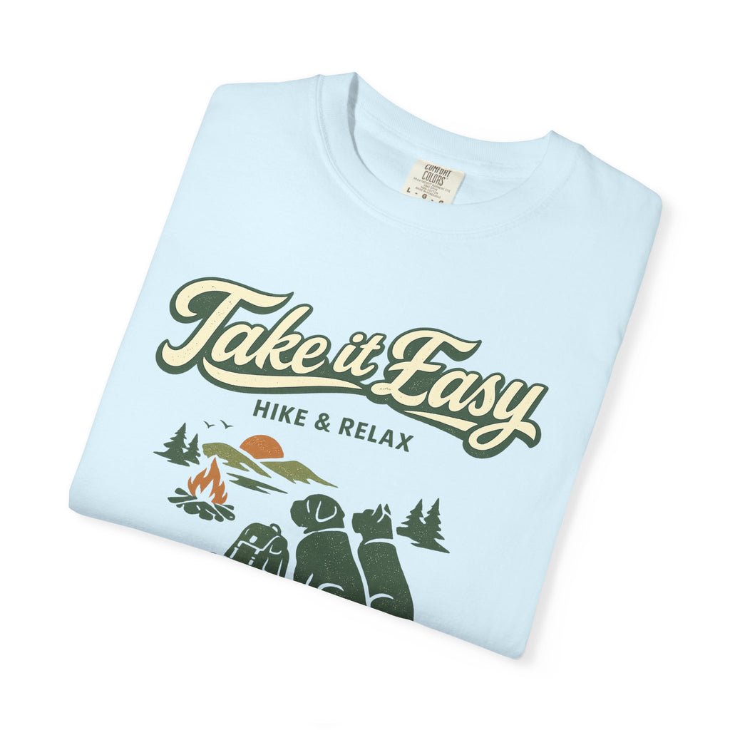 Take It Easy Hike & Relax T-Shirt — Camping Bear Graphic Tee