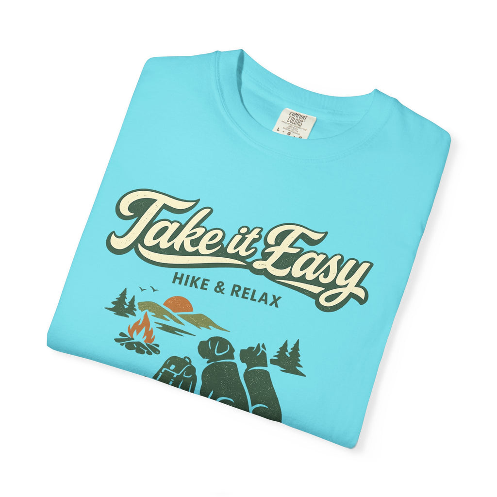 Take It Easy Hike & Relax T-Shirt — Camping Bear Graphic Tee