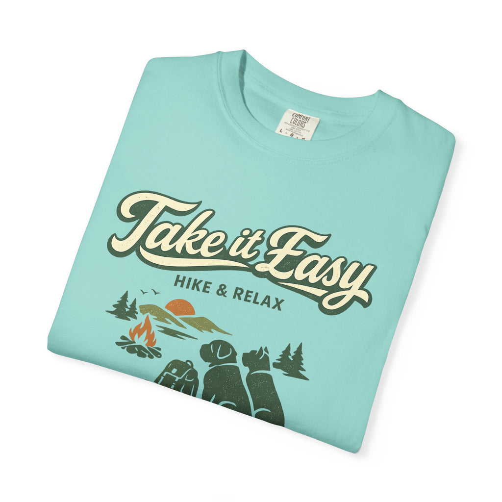 Take It Easy Hike & Relax T-Shirt — Camping Bear Graphic Tee