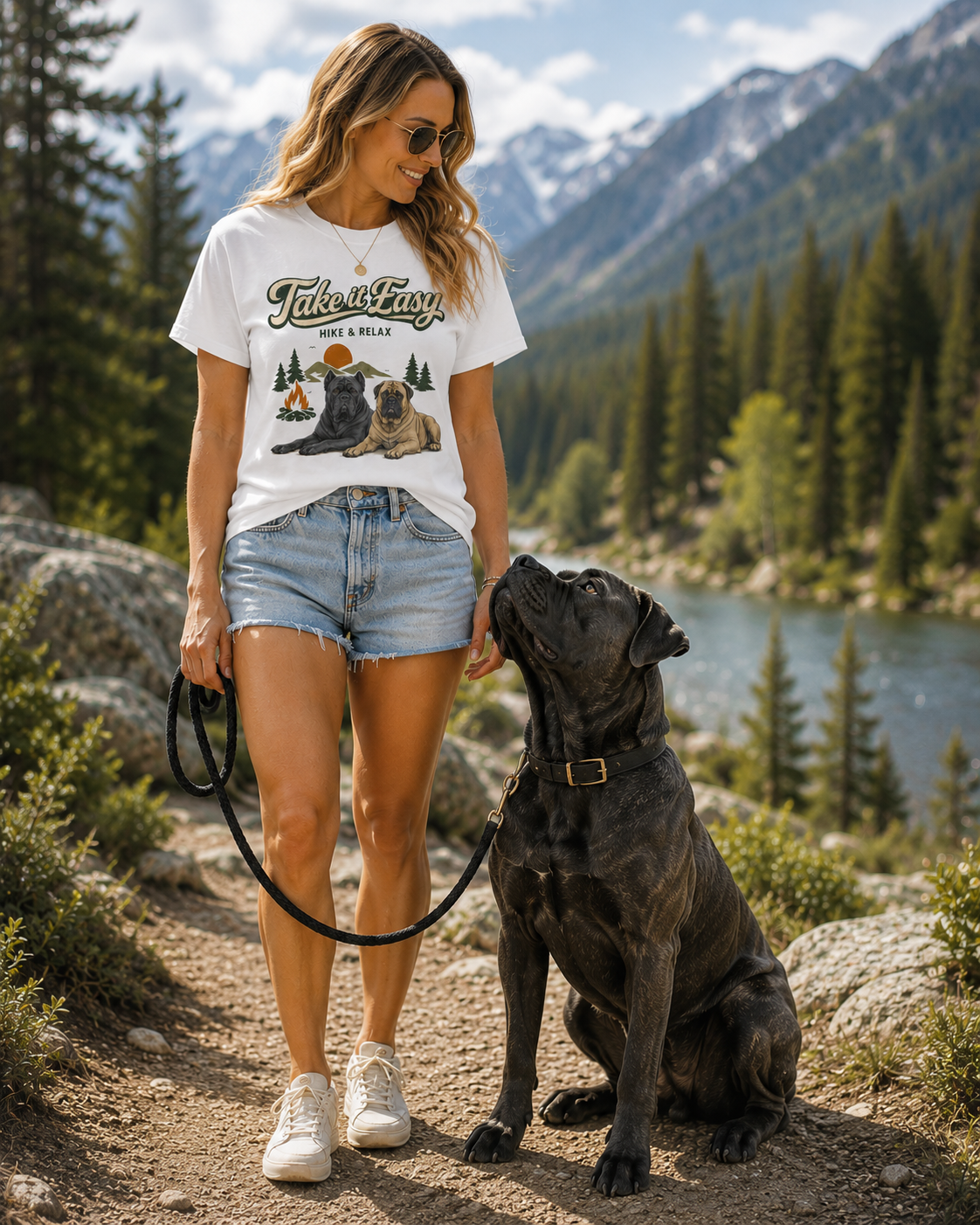 Take It Easy Hike & Relax T-Shirt — Camping Bear Graphic Tee