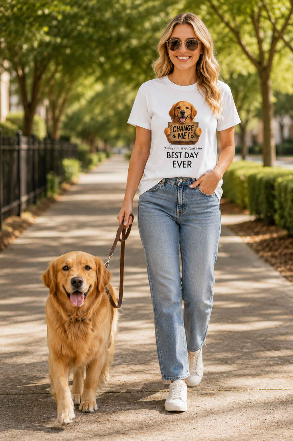 Customizable T-Shirt — Add Your Image, Tagline & Text