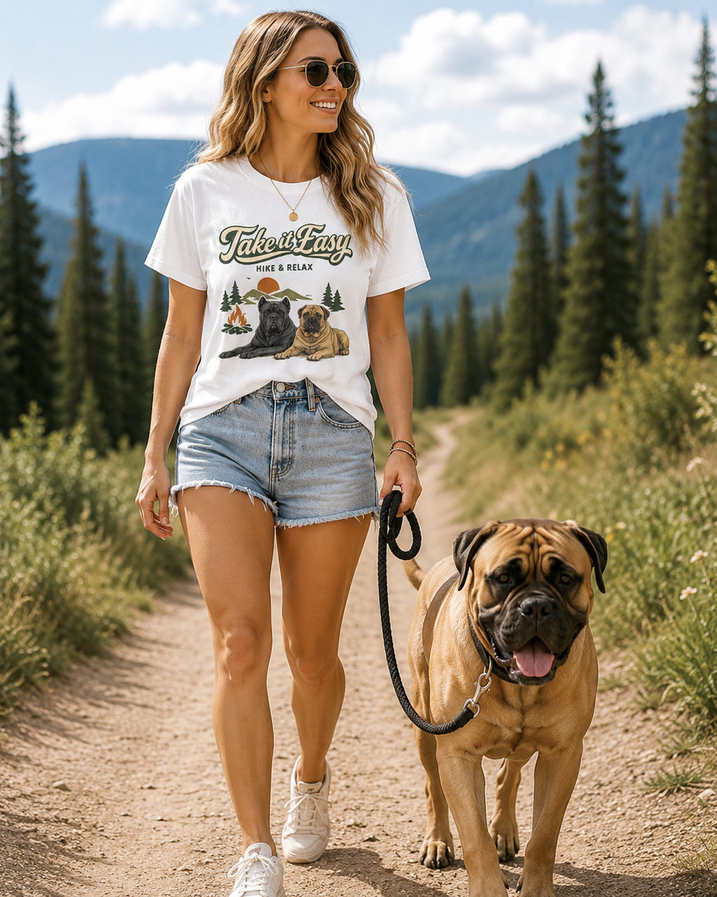 Take It Easy Hike & Relax T-Shirt — Camping Bear Graphic Tee