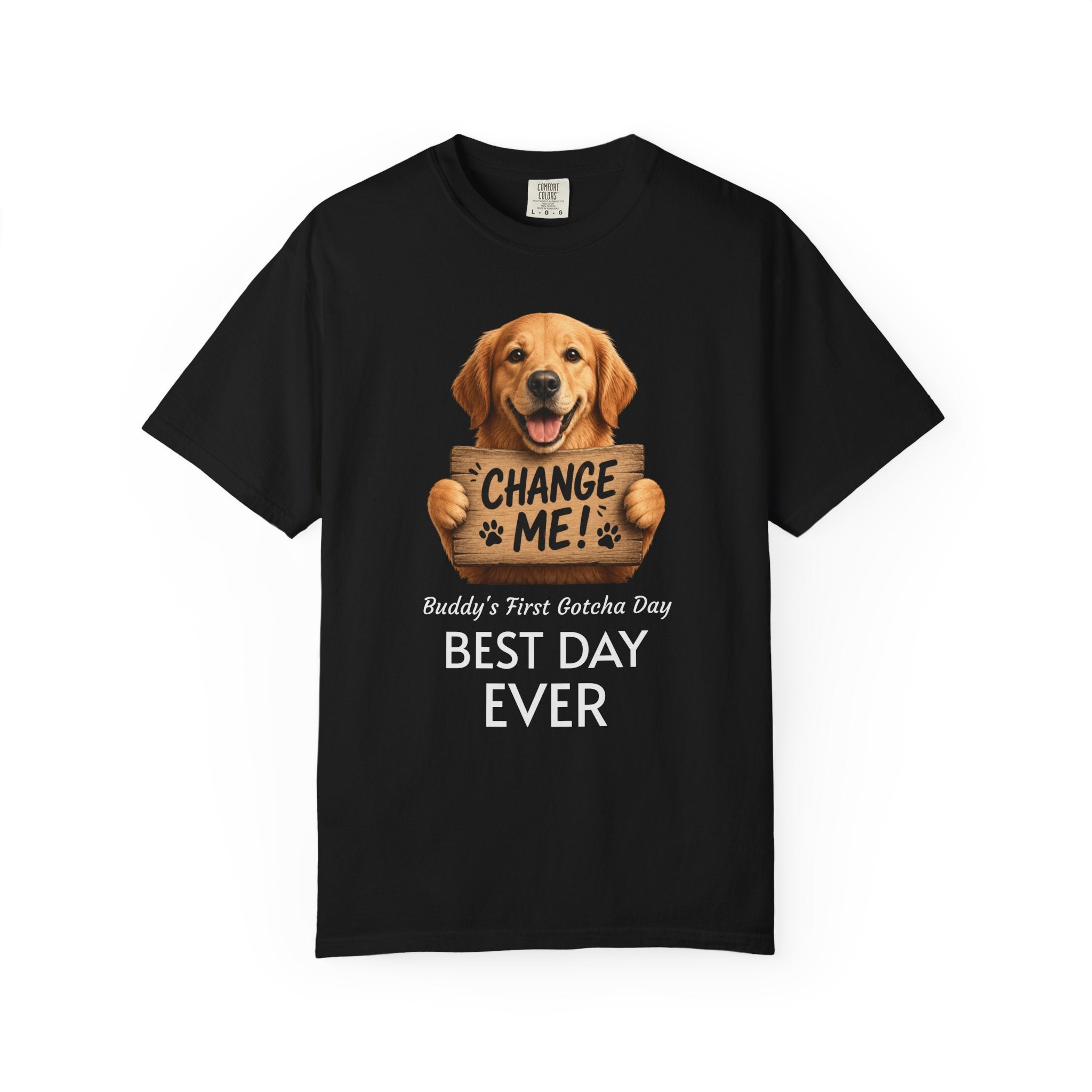 Customizable Personalized T-Shirt — Add Your Image, Tagline & Text