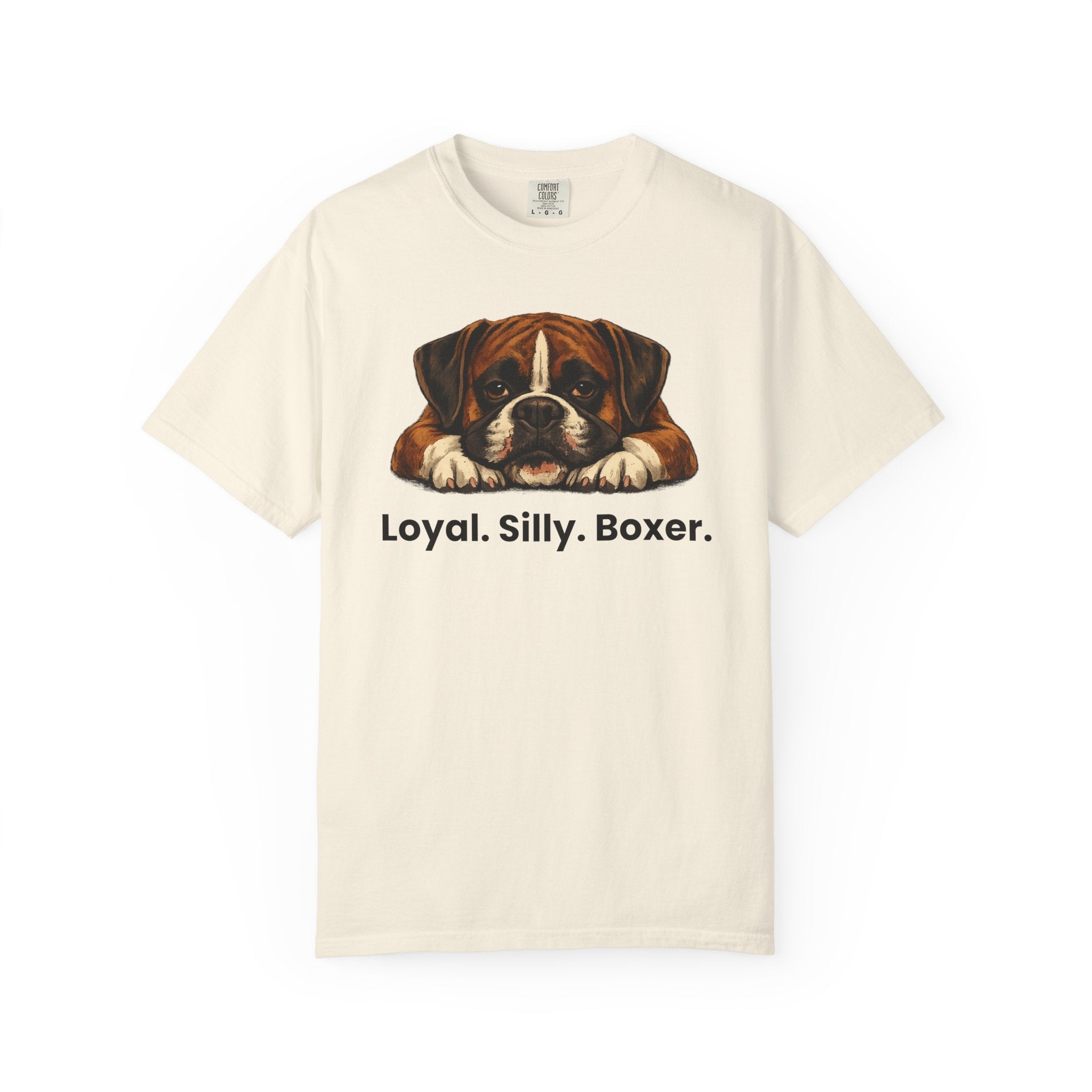 Boxer Dog T-Shirt — "Loyal. Silly. Boxer." Cute Pet Lover Tee - TooEasy Gear