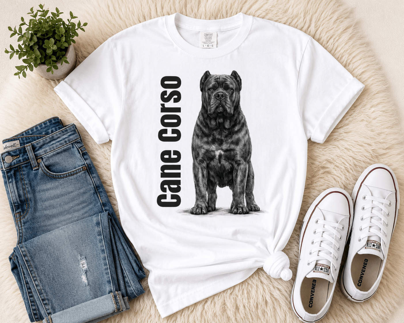 Cane Corso Graphic T-Shirt — Cane Corso Dog Tee - TooEasy Gear
