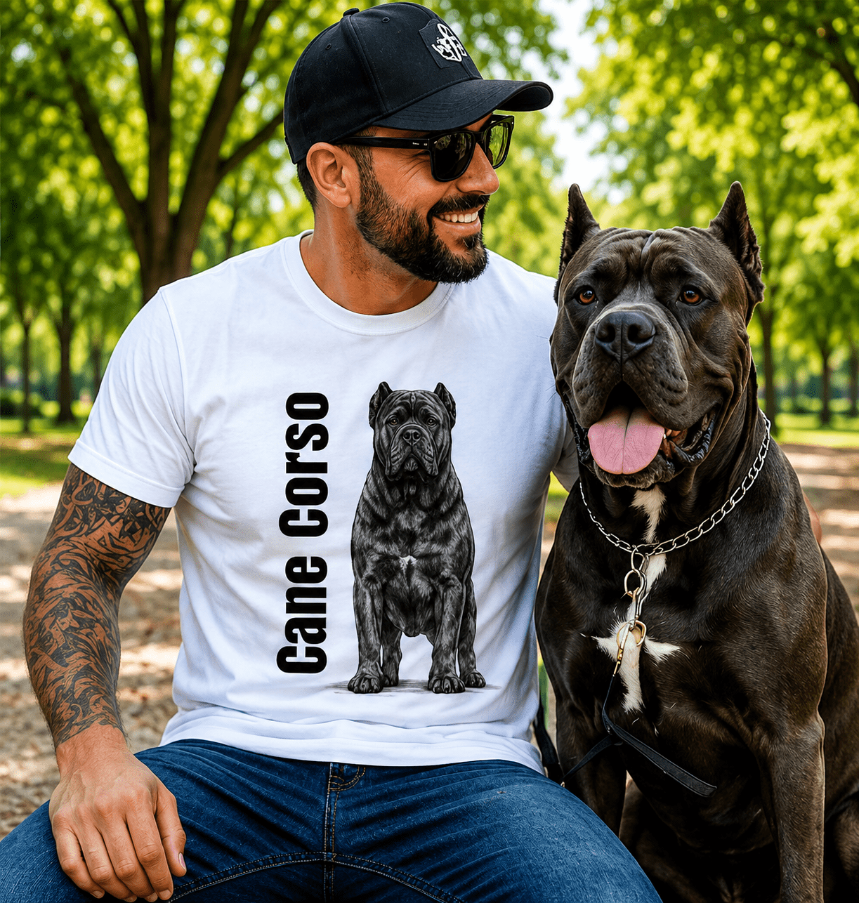 Cane Corso Graphic T-Shirt — Cane Corso Dog Tee - TooEasy Gear