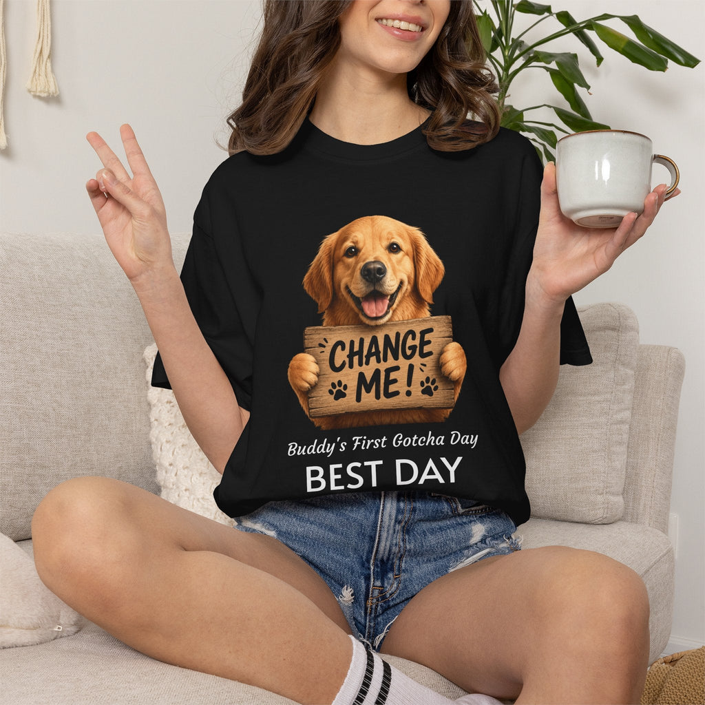 Customizable Personalized T-Shirt — Add Your Image, Tagline & Text - TooEasy Gear