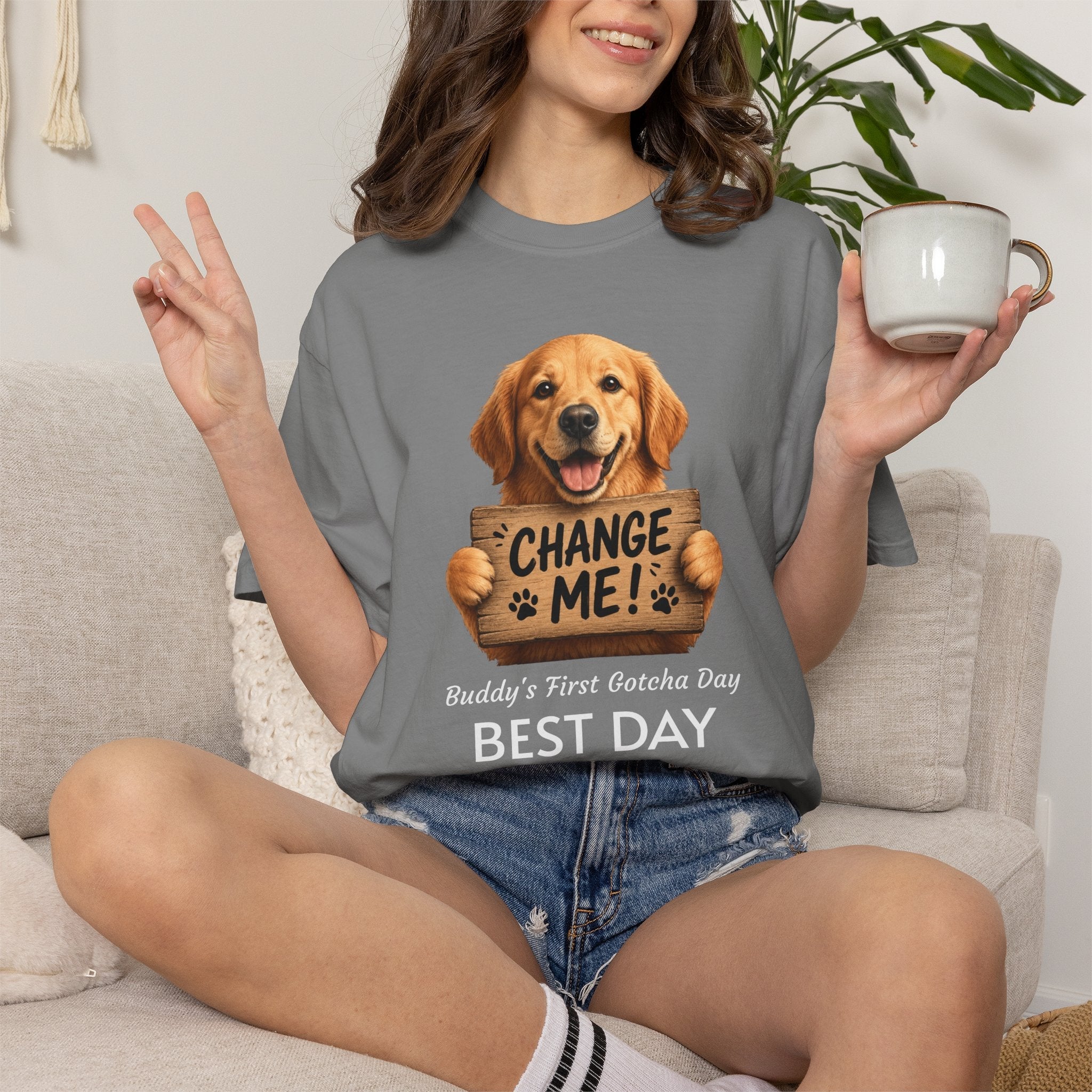 Customizable Personalized T-Shirt — Add Your Image, Tagline & Text - TooEasy Gear