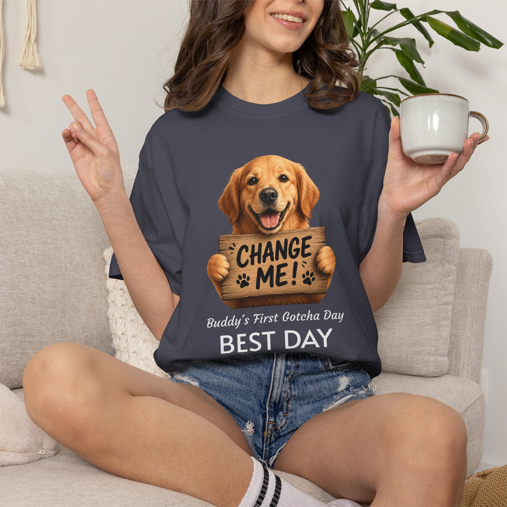 Customizable Personalized T-Shirt — Add Your Image, Tagline & Text - TooEasy Gear