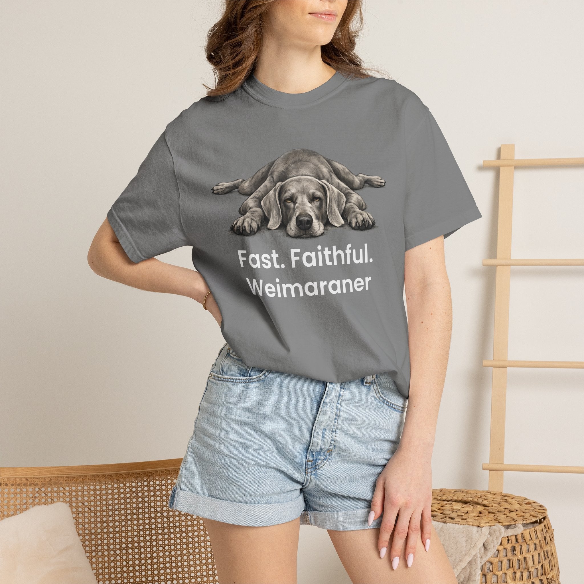 Fast Faithful Weimaraner Dog T-Shirt - TooEasy Gear