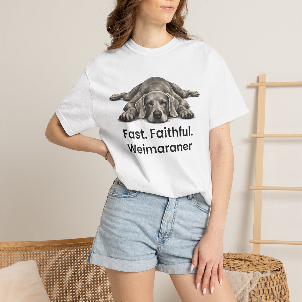 Fast Faithful Weimaraner Dog T-Shirt - TooEasy Gear