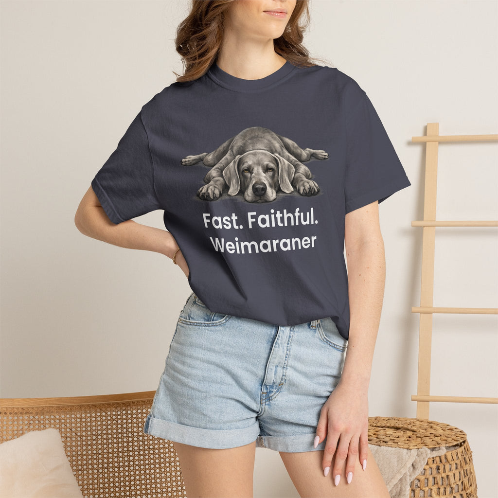 Fast Faithful Weimaraner Dog T-Shirt - TooEasy Gear