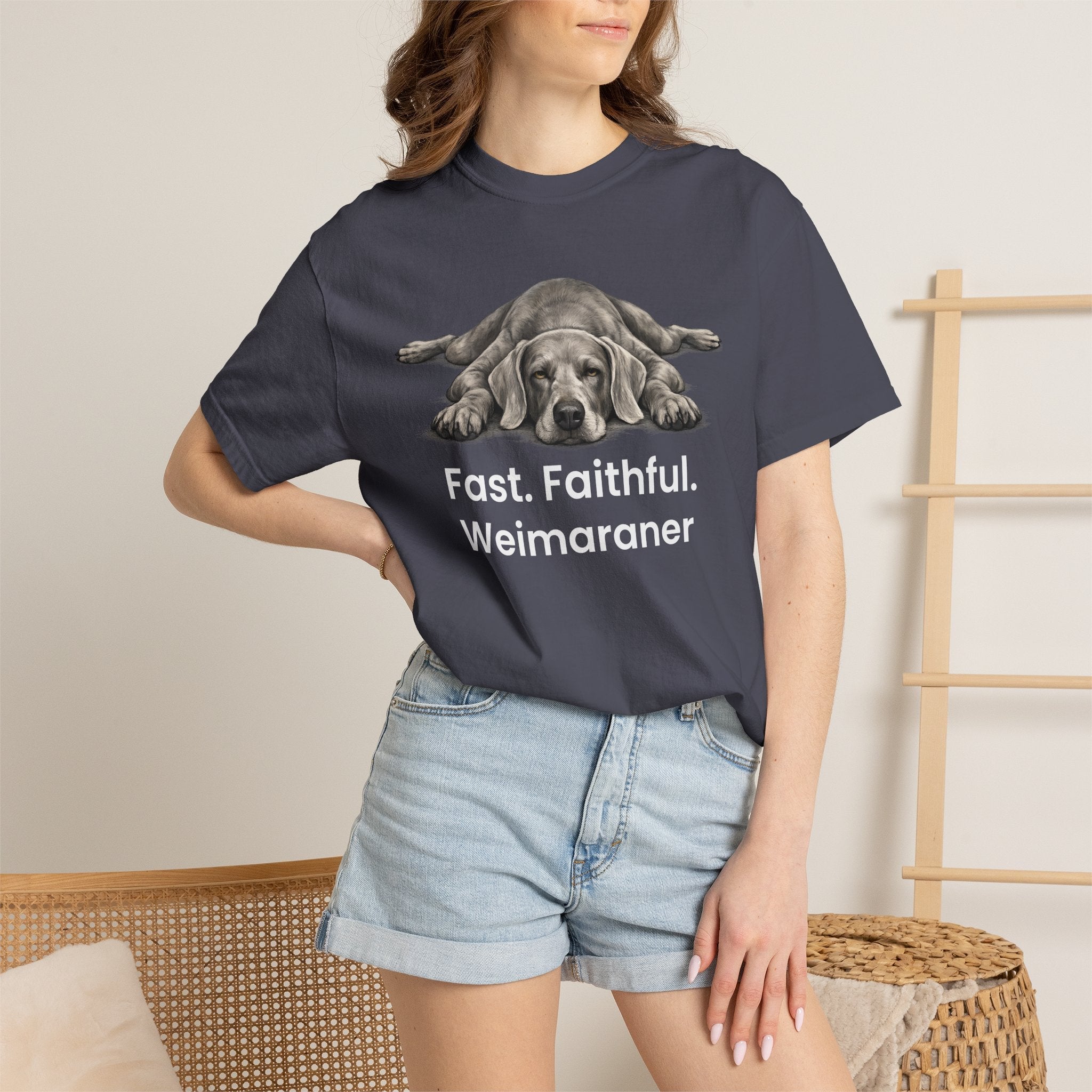 Fast Faithful Weimaraner Dog T-Shirt - TooEasy Gear