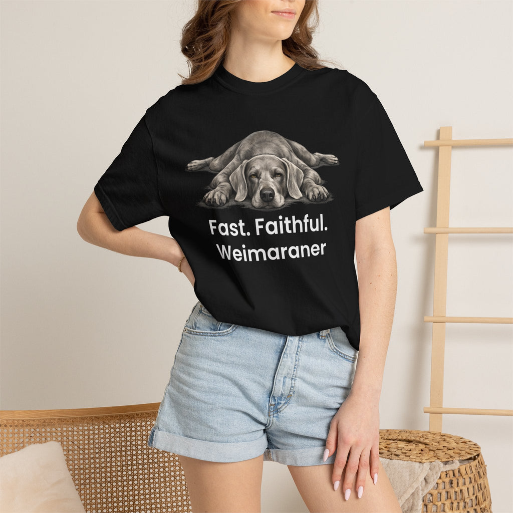 Fast Faithful Weimaraner Dog T-Shirt - TooEasy Gear