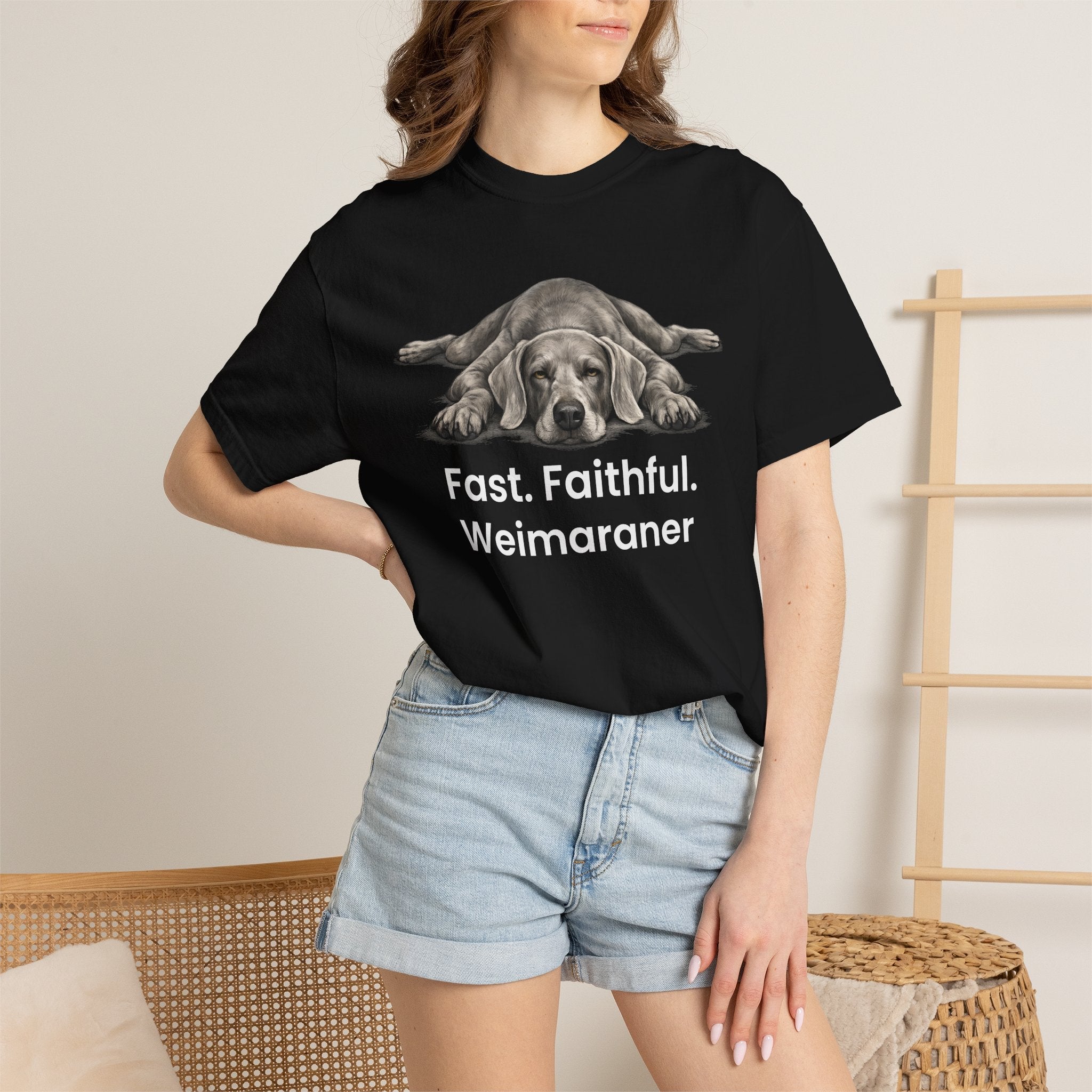 Fast Faithful Weimaraner Dog T-Shirt - TooEasy Gear