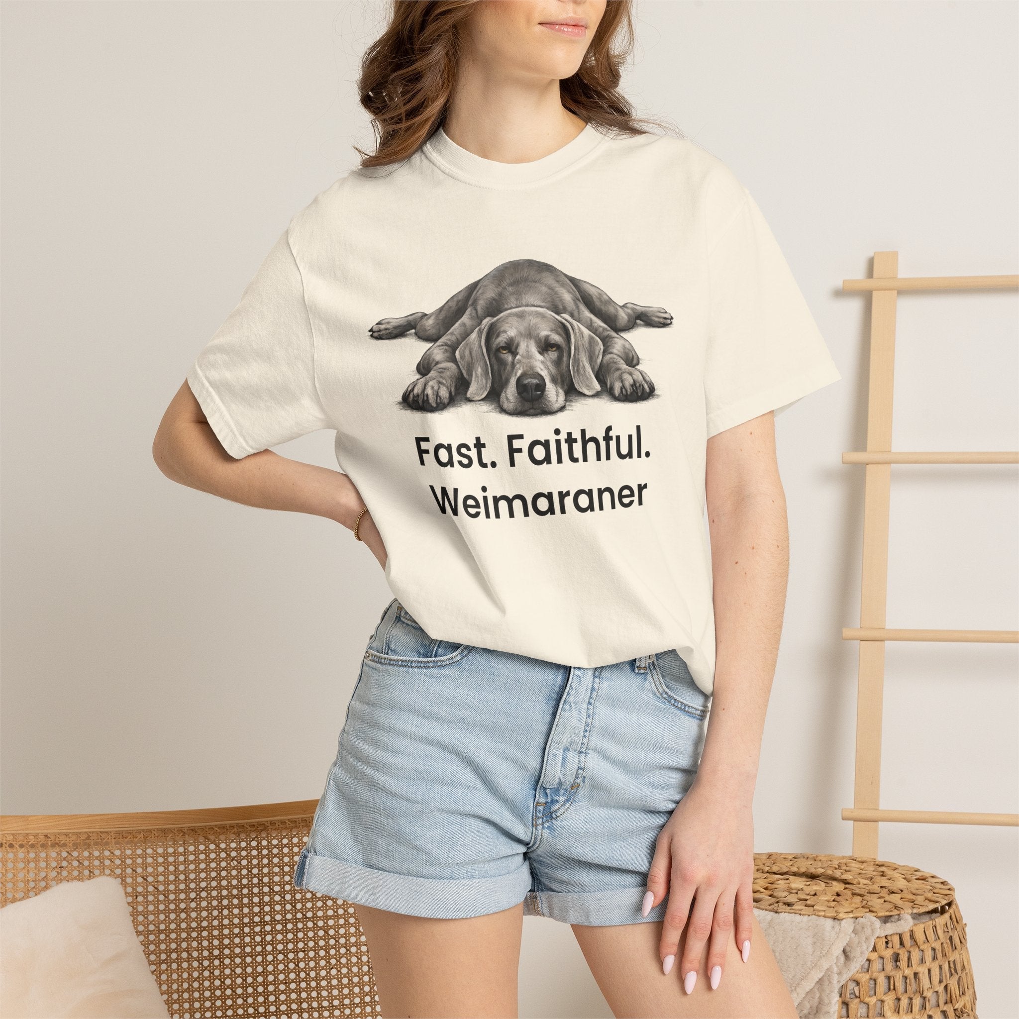 Fast Faithful Weimaraner Dog T-Shirt - TooEasy Gear