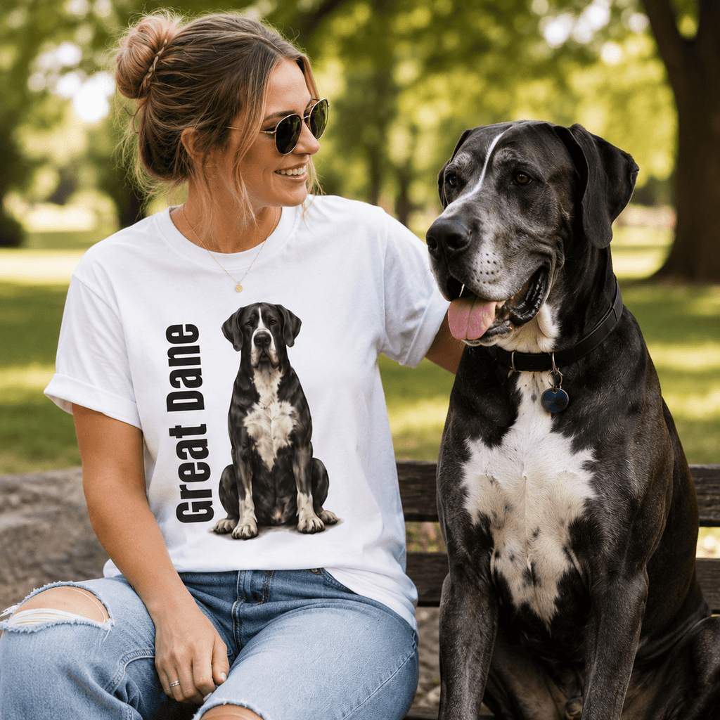 Great Dane Graphic T-Shirt | Great Dane Dog Tee - TooEasy Gear