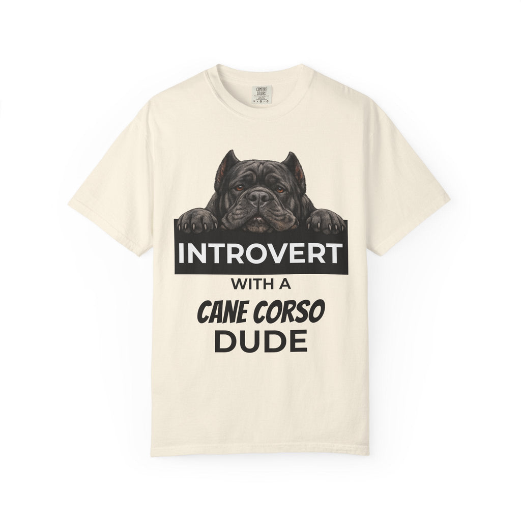 Introvert with a Cane Corso T-Shirt — Dog Lover Graphic Tee - TooEasy Gear