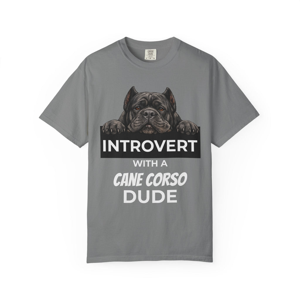 Introvert with a Cane Corso T-Shirt — Dog Lover Graphic Tee - TooEasy Gear