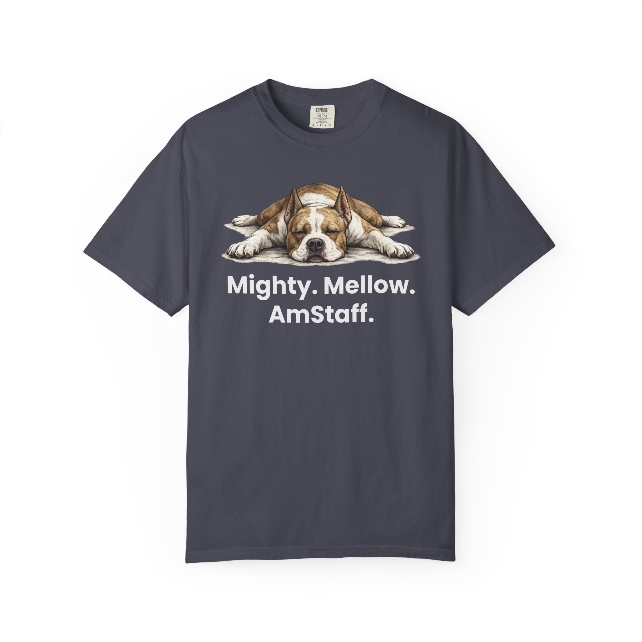 Mighty. Mellow. AmStaff. Graphic T-Shirt - TooEasy Gear