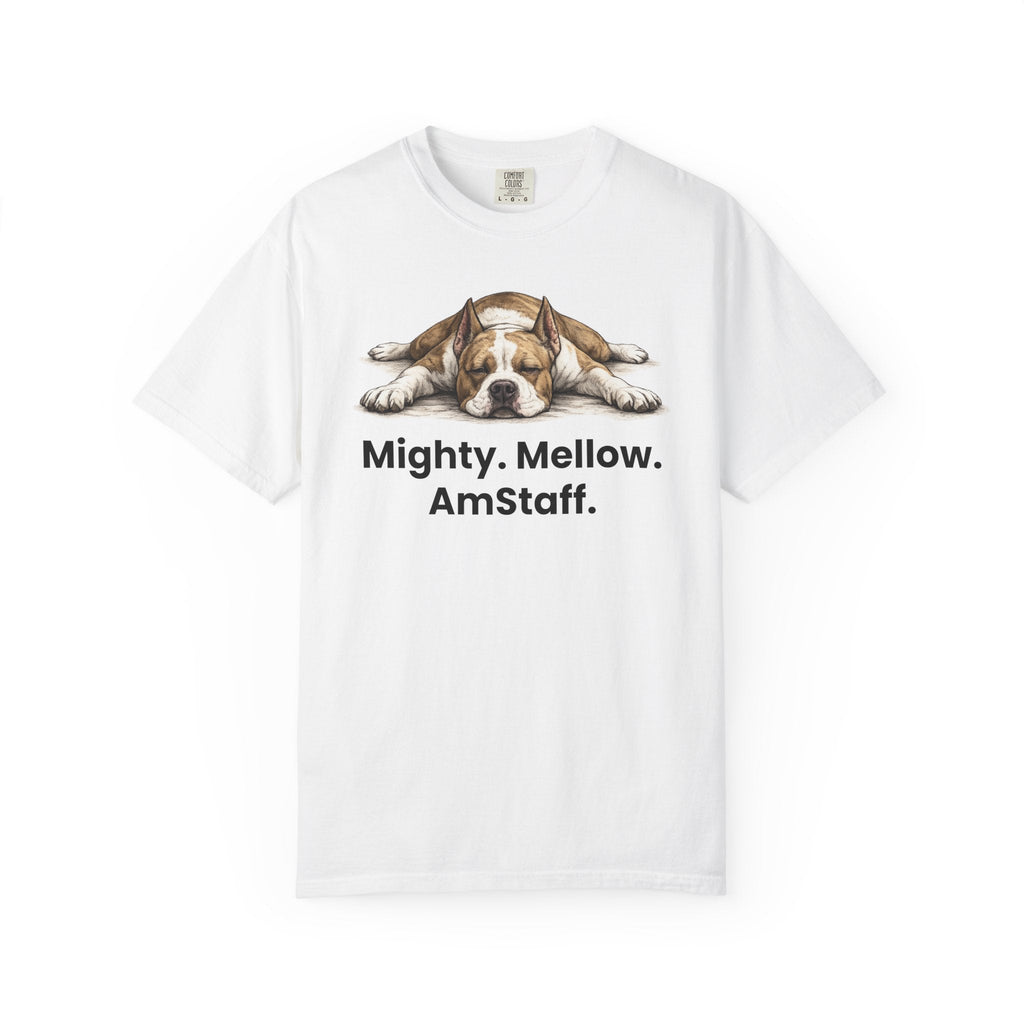 Mighty. Mellow. AmStaff. Graphic T-Shirt - TooEasy Gear