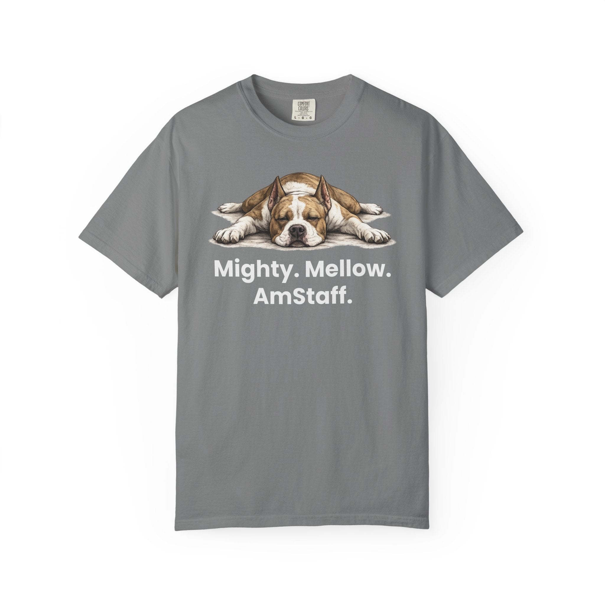 Mighty. Mellow. AmStaff. Graphic T-Shirt - TooEasy Gear
