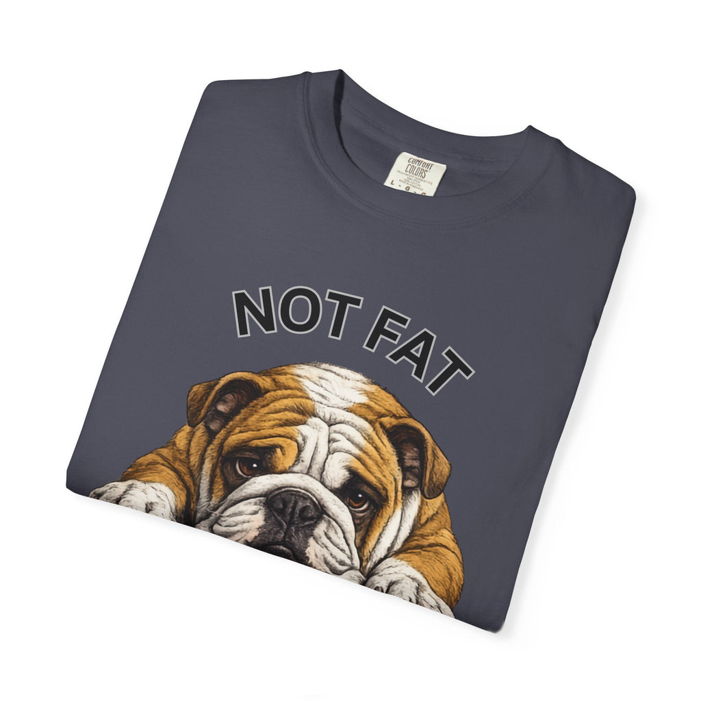 Not Fat Just Extra Bulldog T-Shirt | Bulldog Illustration, Funny Pet Shirt - TooEasy Gear