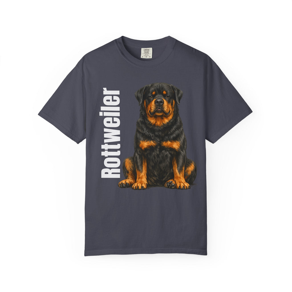 Rottweiler Dog Illustration T-shirt | Rottie Breed Tee, Pet Owner Shirt - TooEasy Gear