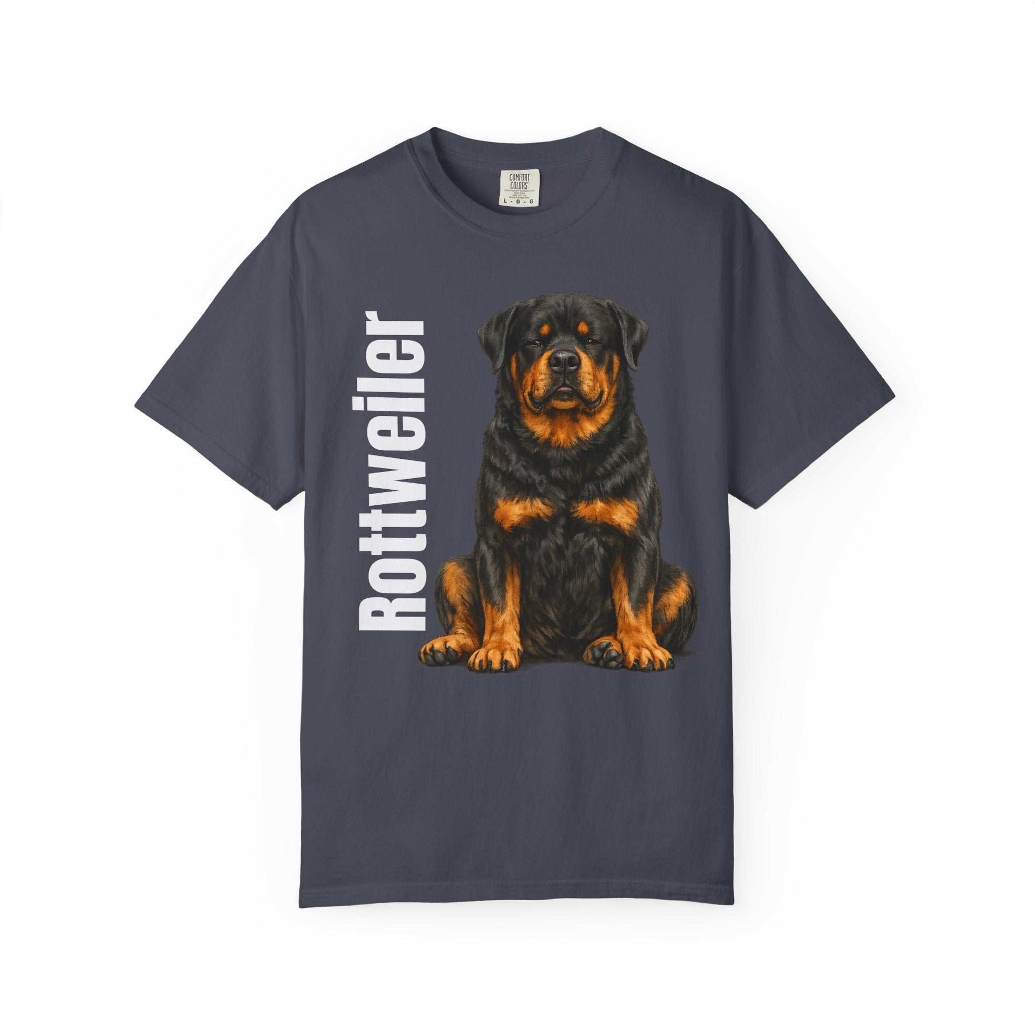 Rottweiler Dog Illustration T-shirt | Rottie Breed Tee, Pet Owner Shirt - TooEasy Gear