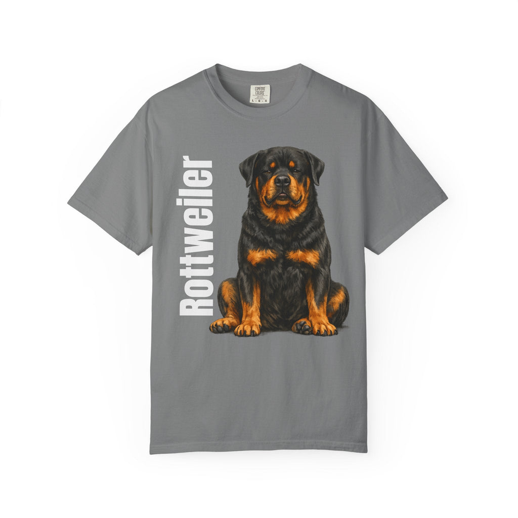 Rottweiler Dog Illustration T-shirt | Rottie Breed Tee, Pet Owner Shirt - TooEasy Gear