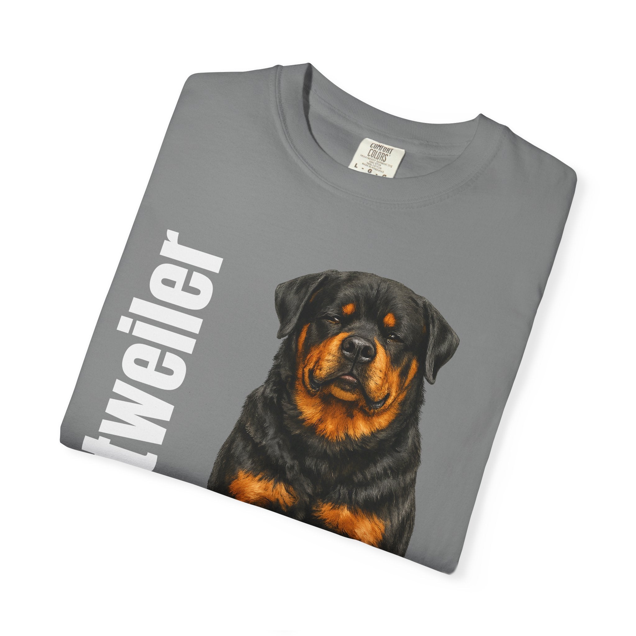 Rottweiler Dog Illustration T-shirt | Rottie Breed Tee, Pet Owner Shirt - TooEasy Gear