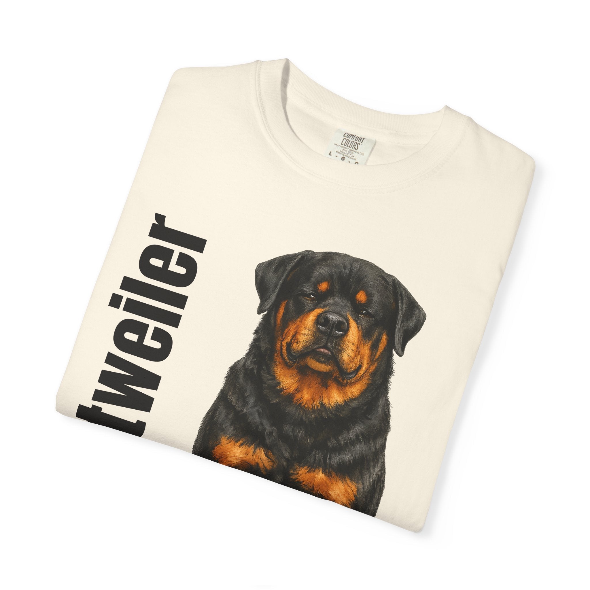 Rottweiler Dog Illustration T-shirt | Rottie Breed Tee, Pet Owner Shirt - TooEasy Gear