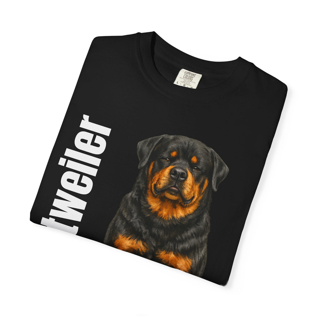 Rottweiler Dog Illustration T-shirt | Rottie Breed Tee, Pet Owner Shirt - TooEasy Gear