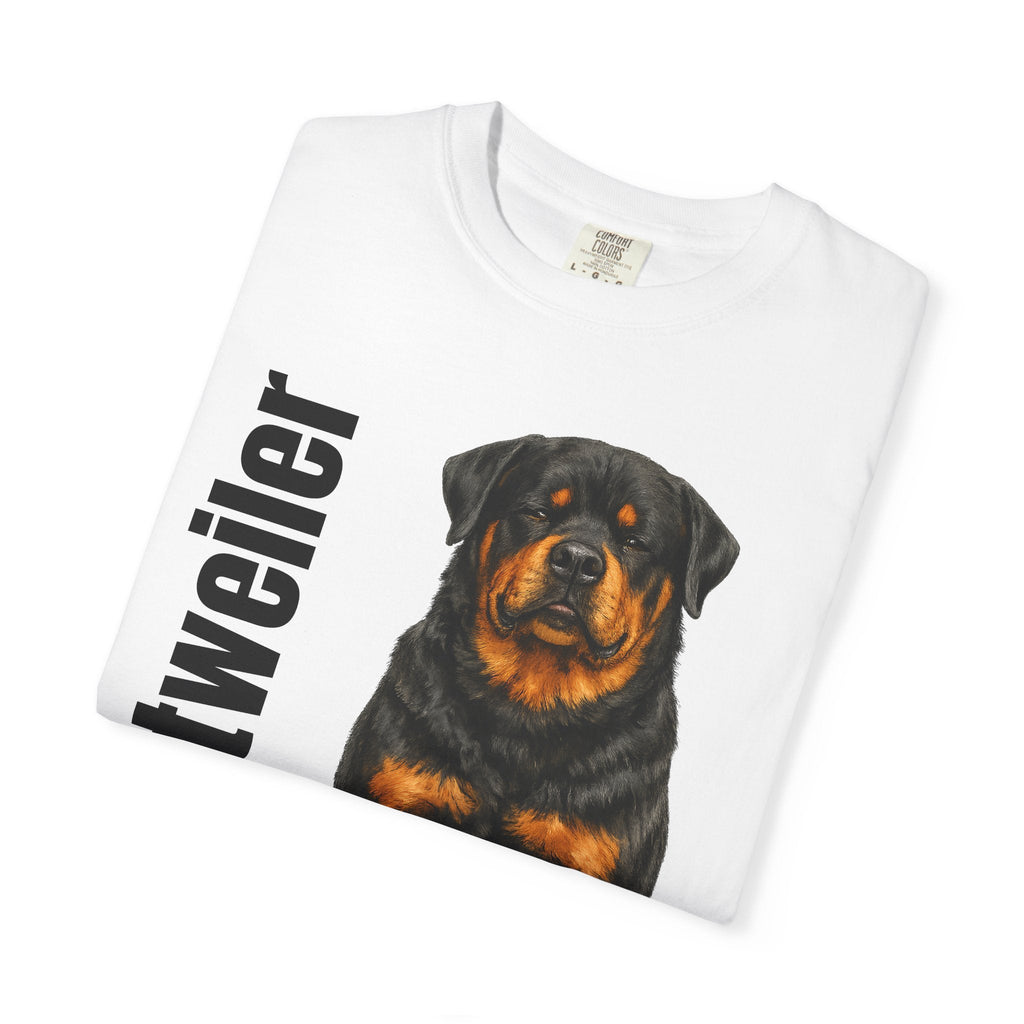 Rottweiler Dog Illustration T-shirt | Rottie Breed Tee, Pet Owner Shirt - TooEasy Gear